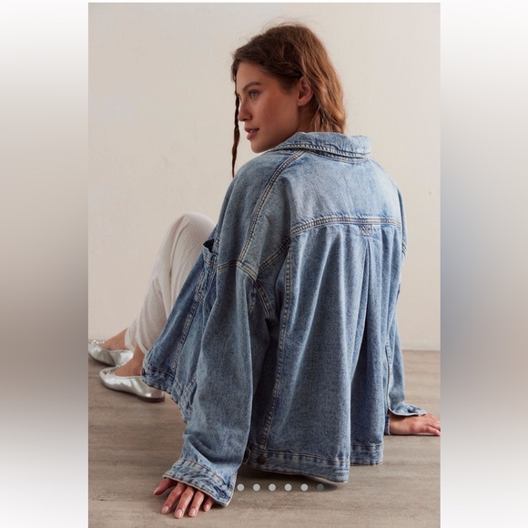 Free People Blue Jean Jacket - Picture 9 of 16